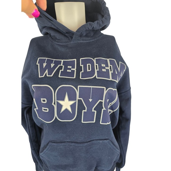 Gildan Heavy Blend We Dem Boys Dallas Cowboys Hooded Sweatshirt Women M - Picture 2 of 5